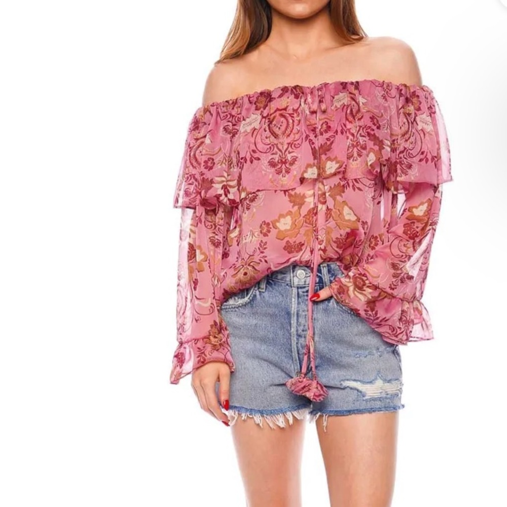 NWT Misa Los Angeles Off-the-Shoulder Top